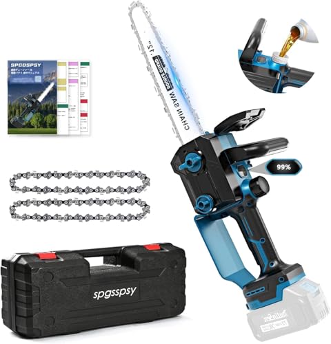 【2025強化版】高速 チェーンソー 充電式 12インチ切断径350mm 18v互換...