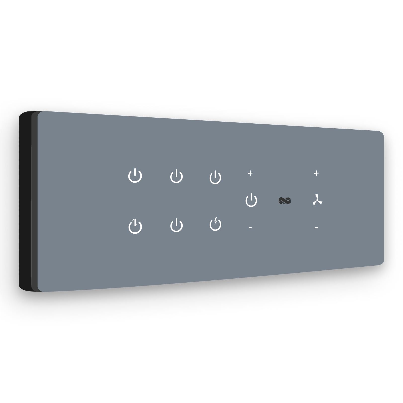 IOTICS Smart Wifi Switch Board: 6 x Switch, 1 Dimmer & 1 Fan Module. Touch Control, Remote, App Control. Voice Compatible with Alexa & Assistant. Smart Touch Switch Board For Home Automation (Grey)-picture-21
