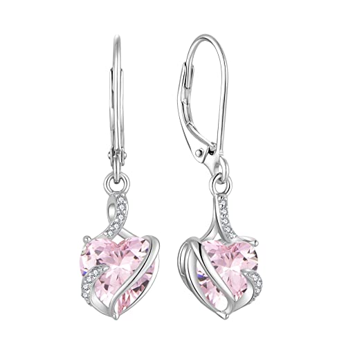 Fj Pendientes Mujer Corazón Pendientes Octubre Piedra De Nacimiento Pendientes Rosa Plata De Ley 925 Pendientes Infinito Joyas Regalos Para Mujer Novia Esposa Mamá Fj Pendientes Mujer Corazón Pendientes Octubre Piedra De Nacimiento Pendientes Rosa Plata De Ley 925 Pendientes Infinito Joyas Regalos Para Mujer Novia Esposa Mamá