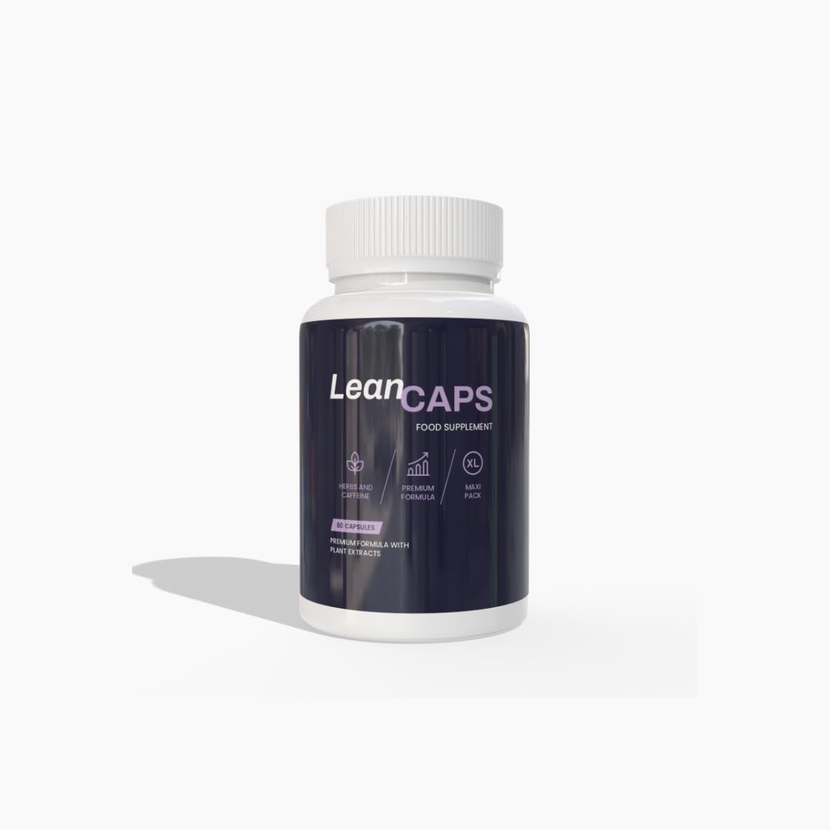 LeanCaps Premium: Extrait végétal Capsules de Framboise et Thé Vert 60 Capsules Complément alimentaire
