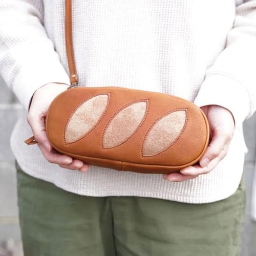 Bread-Shaped Crossbody Bag, Cute Shoulder Bag, Children's Coin Purse Cosmetic Bag Small Female Purses3