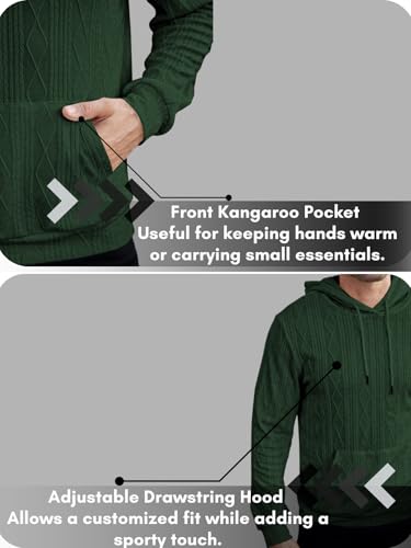 Image of Leriya Fashion Hoodie for Men Stylish |Oversized Hoodie for Man |Sweatshirt for Mans with Hoodies|Sweatshirts for Man Kangaroo Pocket & Drawstring