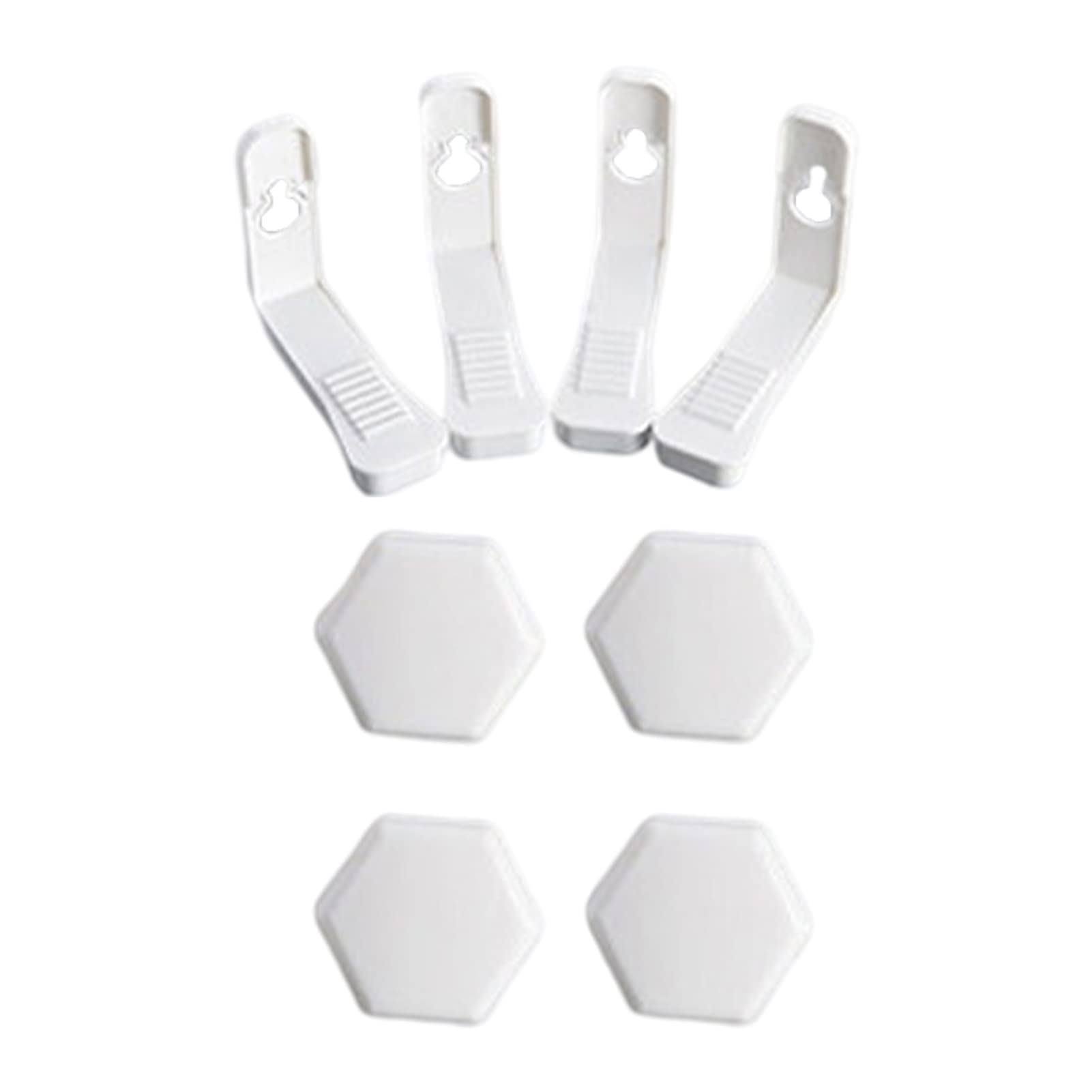 Washranp White 4Pcs Bed Sheet Grippers Non-Slip Bed Sheet Holders Quilt Fastener Clips Bed Sheet Clips Plastic Sheets Holders Sheet Fasteners Mattress Clip For Keep Sheets Snug L