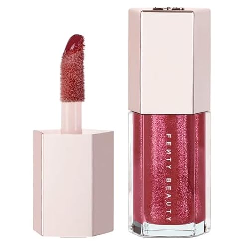 Fenty Beauty Original | Mini Gloss Bomb Universal Lip Luminizer - Gloss per labbra al burro di karitè | 5,​5 ml (Travel Size) | by BELLA (08 RIRIRI, 5,​50 ml (Travel Size))