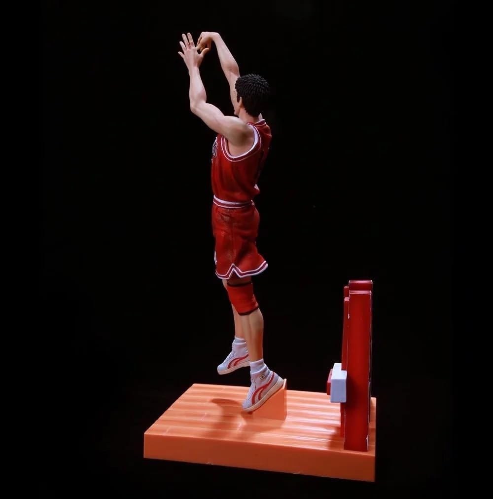 REOZIGN Statua Figura di Slam Dunk, Figura del Personaggio in PVC Figurine Cosplay Modello da Collezione Decorazione Regalo per Fan degli Anime (Mitsui Hisashi)