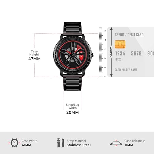 Image of SKMEI Men's Watch New Wheels Rolling Creative Fashion Che Youhui League Fans Butterfly Double Snap Gift Wristwatch