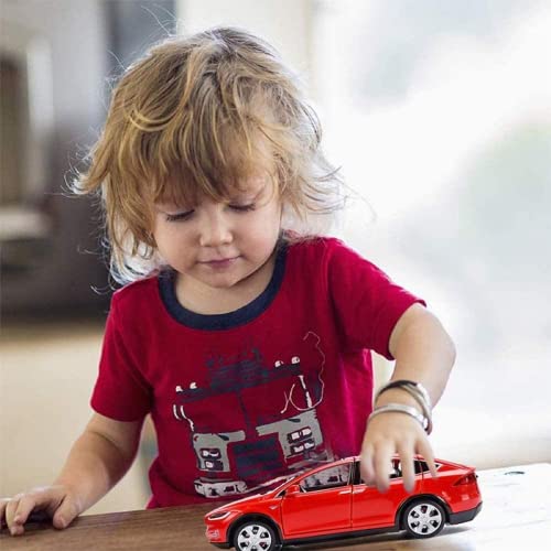 Modelo de auto juguete gidoyi 1:32 rojo miniatura 2