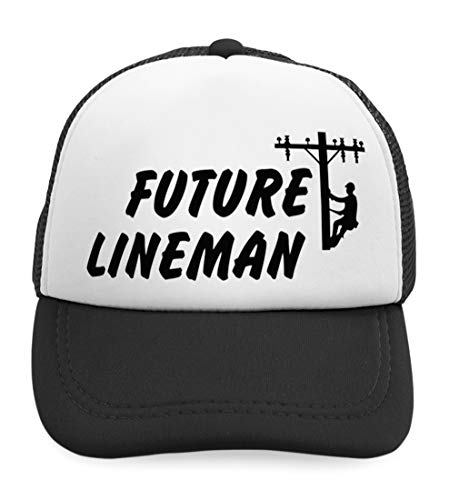 Custom Kids Trucker Hat Future Lineman Style B Polyester Boys Caps & Girls
