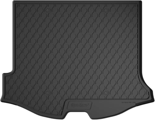 Gledring Rubbasol (Gummi) Kofferraumwanne kompatibel mit Volvo V60 2010-2018 exkl. Hybrid, Schwarz
