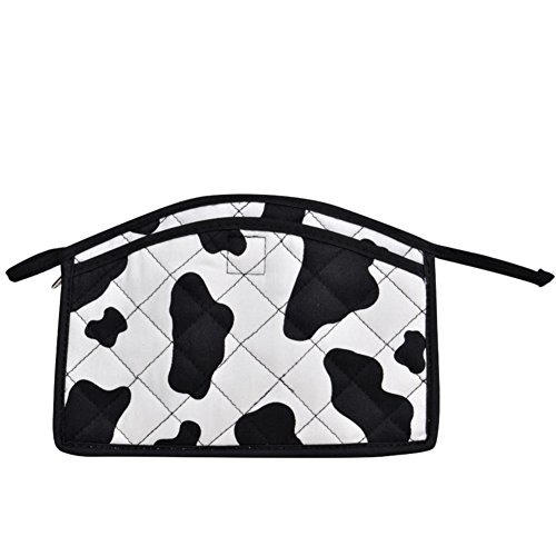 Sac à main dames et pochette maquillage en tissu N pour femme