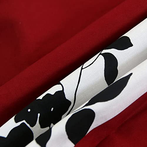 Image of KILLREAL Women's Vintage Polka Dot Print A-Line Pin Up Style Sleeveless Cocktail Party Casual Dress