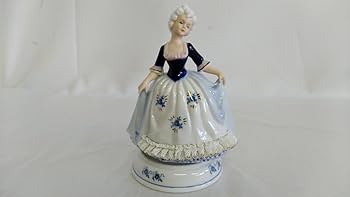 Amazon | Demain ドマン オルゴール いい日旅立ち 陶器 人形