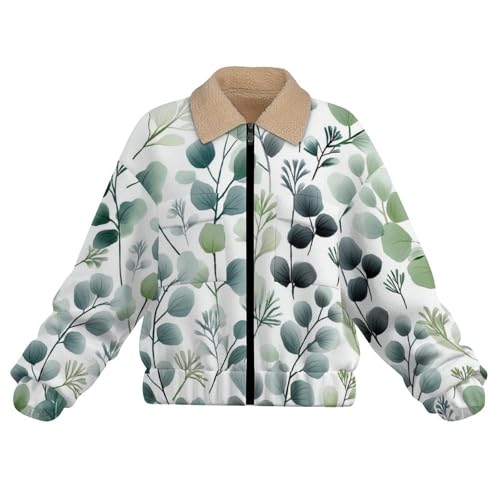 Chaqueta de invierno con forro polar de eucalipto para mujer 5