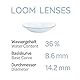 LOOM Lenses Monatslinsen weich, 3 Stück | BC 8.6 | DIA 14.2 | Kontaktlinsen mit Stärke: -1.75 Dioptrien