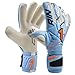 Rinat Guante de Portero Egotiko X Prime, Azul/Naranja, Unisex Adulto