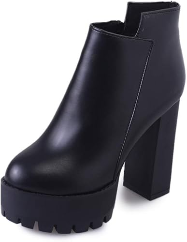 Amazon Angelcity レディース ブーティー ショートブーツ 厚底靴 太ヒール プラットフォーム オシャレ アンクル丈 防水 歩きやすい セクシー 滑り止め ファッション ハイヒール ベーシック 黒 秋冬 用ブーツ 美脚 A1913 Angelcity ブーツ ブーティ Amazon Angelcity レディース ブーティー ショートブーツ 厚底靴 太ヒール プラットフォーム オシャレ アンクル丈 防水 歩きやすい セクシー 滑り止め ファッション ハイヒール ベーシック 黒 秋冬 用ブーツ 美脚 A1913 Angelcity ブーツ ブーティ