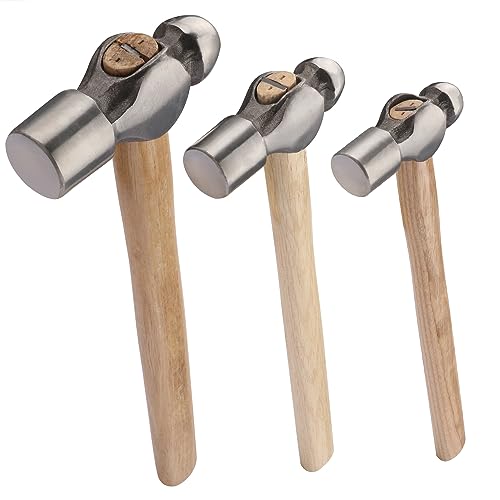 GENHAKON Ball Peen Hammer Set - 3 Pack -19 GENHAKON Ball Peen Hammer Set - 3 Pack -19