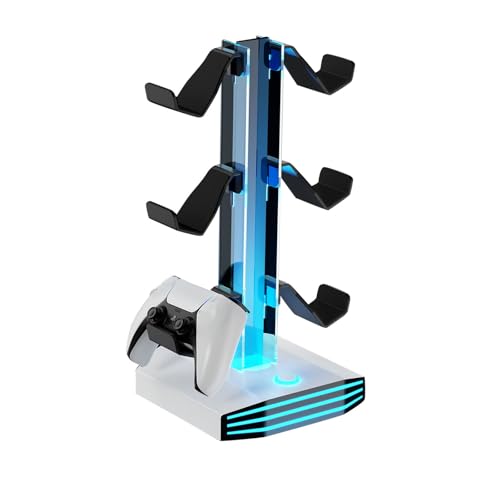 3 �̃R���g���[���[�� 2 �̃w�b�h�Z�b�g�p�̑��ړI�Q�[�� �X�^���h USB �[�d�� LED �G�t�F�N�g�t�� �����̃R���\�[���p�̊���~�߃S��