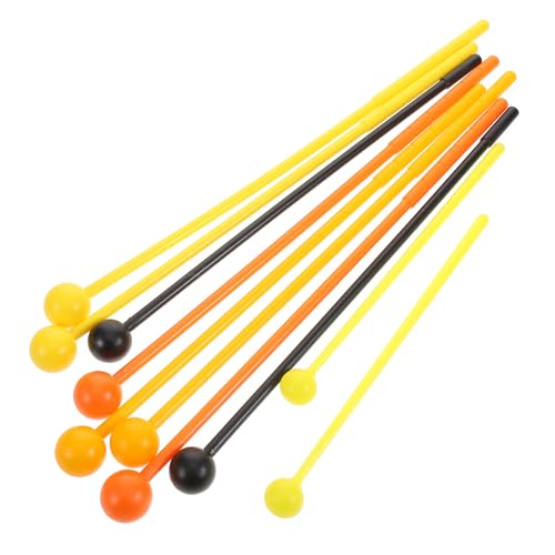 ifundom 10個大 中 小 鼓槌 プラスチック製 打楽器用 マルチ対応 ザイロフォ