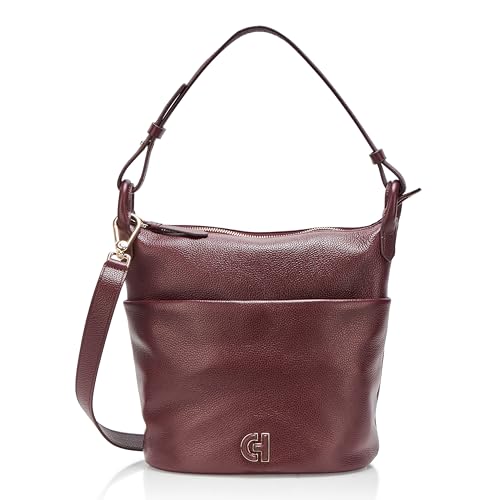 Image of Cole Haan womens Essential Leather Soft Bucket
