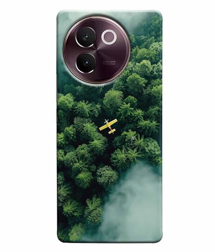 Image of Aeroplane Travel World Printed Hard Back Case Cover & Compatible for Vivo V30E 5G | V2339 (Multicolor) - D1805