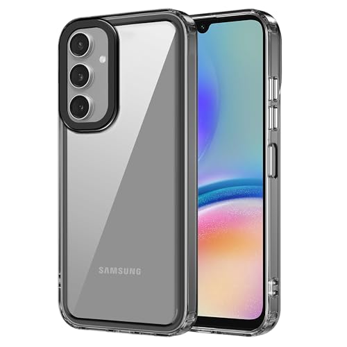 Image of Zapcase Back Case Cover for Samsung Galaxy A05s | Compatible for Samsung Galaxy A05s Back Cover | Case Cover with Camera Protection | (TPU + PC | Translucent Black)
