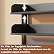 RAUMPA Tischregal Schreibtisch Regal Schreibtischregal Schwarz, Regalaufsatz Klemmbar Schreibtischregal Desk Shelf Tisch Aufsatzregal Bücherregal Lochwand Organizer Metall