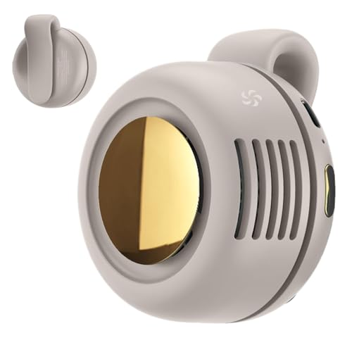 Ventilador De Clip Pequeño | Soporte De Aire Con Carga USB - Ventilador Inalámbrico Sin Cuchillas Potentes Para Dormitorio De Dormitorio Malayee Usb Small Recargable Ventilador Recargable Enfriamiento