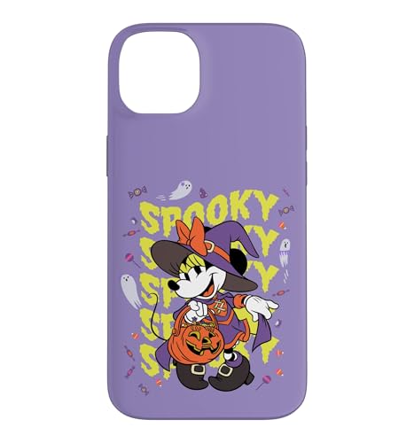 Disney Halloween Minnie Mouse Witch Groovy Wavy Spooky �X�}�z�P�[�X iPhone 14 Plus �p