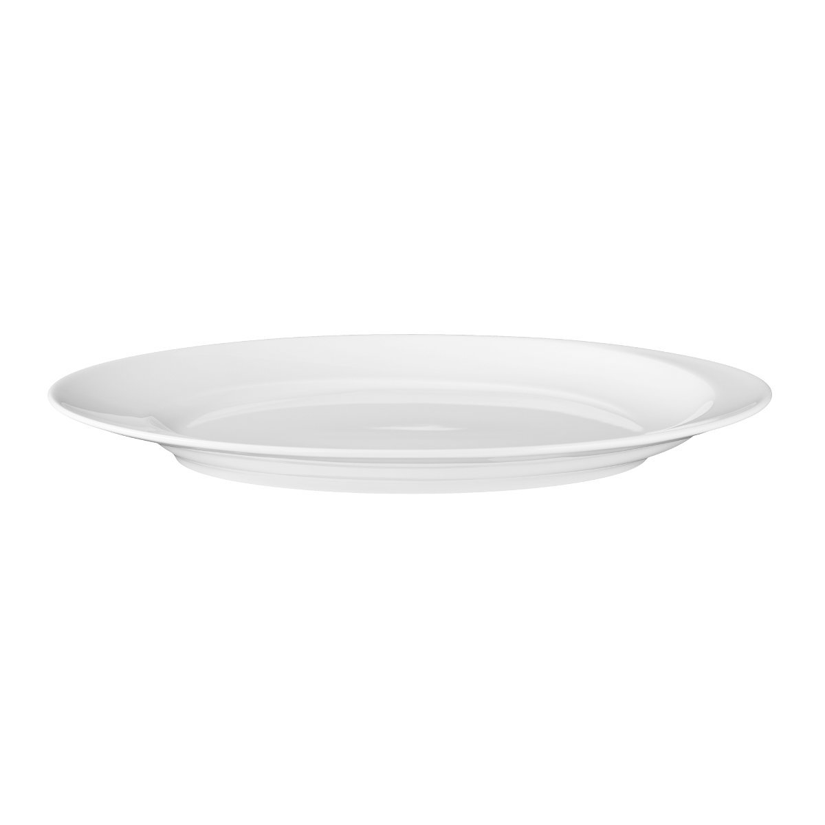 Piatto ovale in porcellana, lunghezza 31,5 cm, larghezza 21 cm