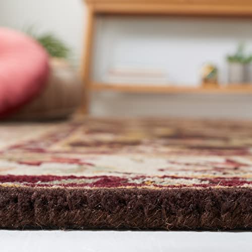 Tapete rectangular SAFAVIEH Heritage 228x183 cm marrón/beige miniatura 5