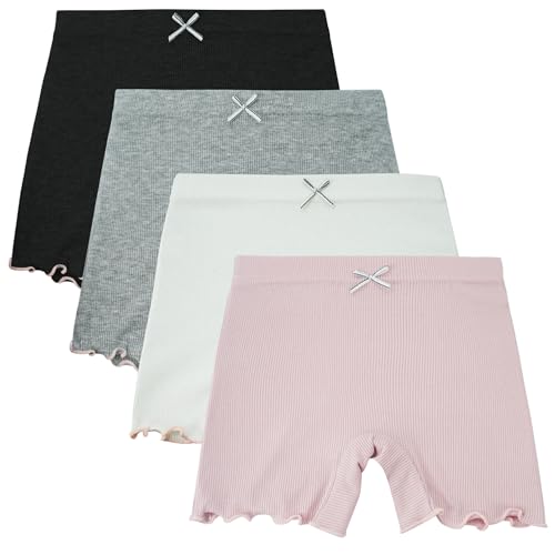 Happy Cherry Shorts infantis para meninas com rodinhas embaixo do vestido, shorts de motociclista, p