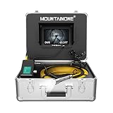 30m Cámara Inspección Tuberías, Camara Endoscópica con Monitor LCD de 7' Camara Inspeccion, endoscopio Industrial con Grabadora DVR Cámara Impermeable IP68 (30M)