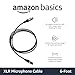 Amazon Basics 2-Pack XLR Microphone Cable for Speaker or PA System, All Copper Conductors, 6MM PVC Jacket, 6 Foot, Black