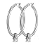 B-Big Hoop Earrings-Silver