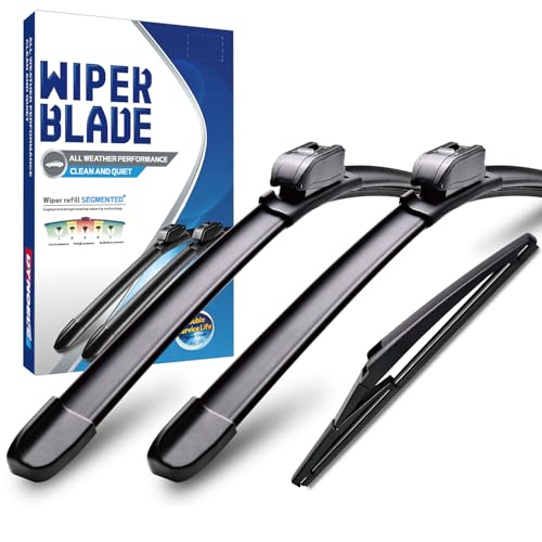 Dynoels Wiper Blades, 3 Windshield Wipers for Toyota Highlander 2001-2007, RAV 4 2001-2005, 22