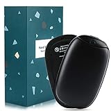 Hand Warmers Rechargeable,4000mAh X 2 Packs Electric Hand Warmer, Reusable Hand Warmers,2 in 1 Magnetic Portable USB Hand Warmer, Great for Outdoor Sports, Hunting, Golf, Camping