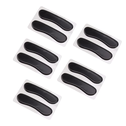 10pcs Long Drum Dampeners, Drum Dampeners Pads, Vibration Reduction Soft Silicone Drum Silencers Drum Muffler Drum Pads for Cymbals (Black)