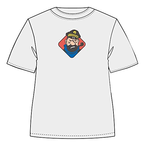 Moulinsart Camiseta Tintín, insultos del Capitán Archibaldo Haddock (2020) - L