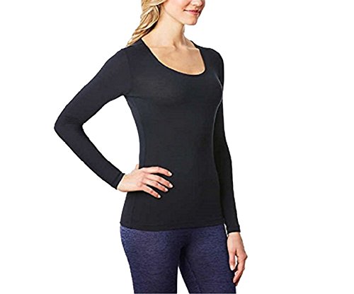 32 Degrees Women Base Layer Top, Black, XLarge
