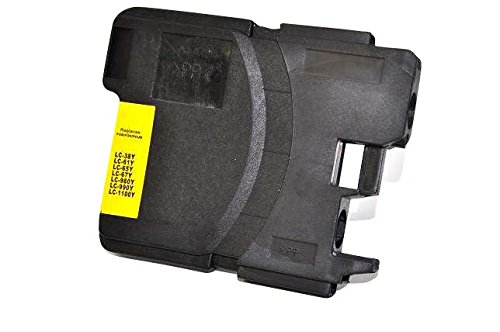 Preisvergleich Produktbild Kompatible Tinte ERSETZT Brother LC-980 Yellow