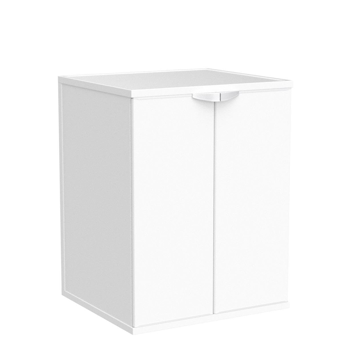 mongardi: Mueble Cubre Lavadora de Resina de PP, PVC y ABS, Universal, fácil de Montar, Resistente a la Humedad, lavadero, Garaje, Exterior, 68,5 x 64,5 x 88 cm, Blanco