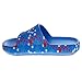 Josmo Kids Sonic Slide Open Toe - Boys Sandals Sonic the Hedgehog SlipOn Slides - Blue (size 13 little kid)