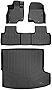 MAXLINER Custom Fit Floor Mats 2 Rows and Cargo Liner Trunk Set Black Compatible with 2019-2022 Acura RDX All Models