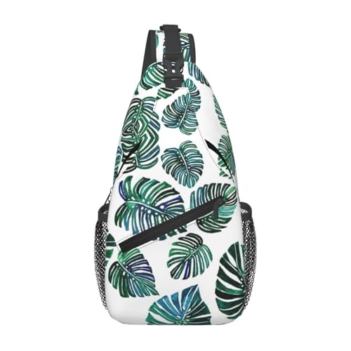 Sac à bandoulière feuilles de bananier idéal pour randonnée et gym outdoor