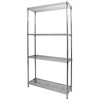 Amazon｜メタル スチール ラック 幅90cm × 奥行45cm × 高さ180cm