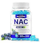 HEALOADING NAC Supplement N-Acetyl Cysteine: NAC Gummies 600MG for Respiratory Health, Liver Deto...