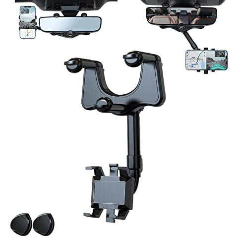 Soporte Móvil para Espejo Retrovisor con Espejo Retrovisor y Rotación de 360° Cover