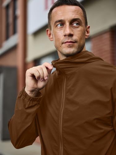 Men's Windbreaker Quarter Zip Pullover Lightweight Jackets Athletic 1/4 Wind breaker Jackets Golf Mock Neck with Pockets2