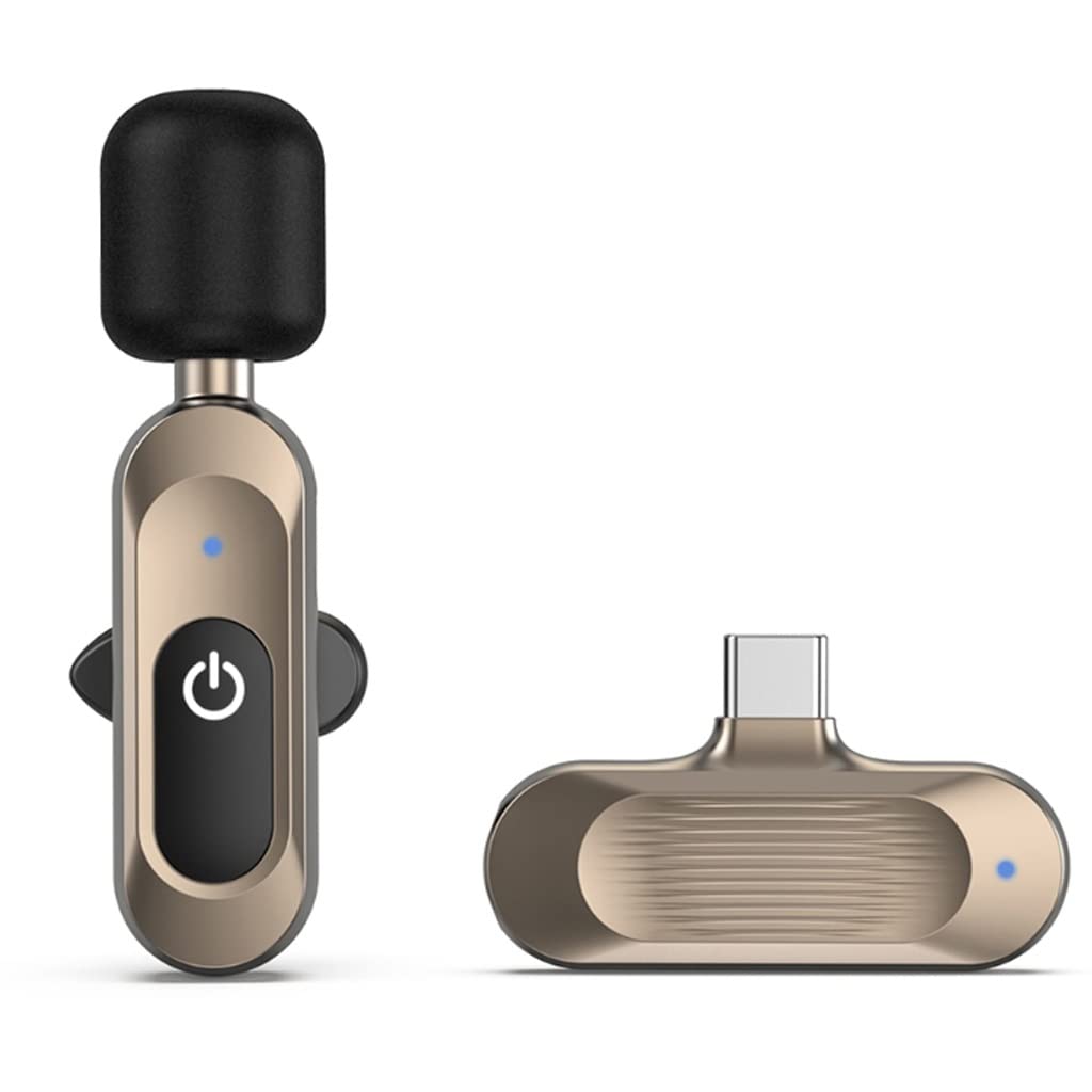 Microphone cravate Type-C omnidirectionnel pour éliminer le son lointain
